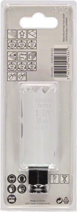 Bosch 35 mm carbide hole saw.