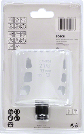 Bosch 73 mm carbide hole saw 2 7/8″.