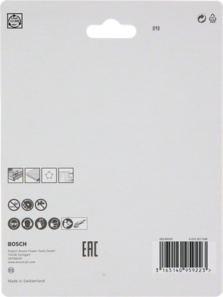 Bosch X-LOCK Carbide Multi Wheel 115mm packaging.
