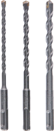 Bosch hammer drill bit SDS plus-1 set 3 pcs for masonry.