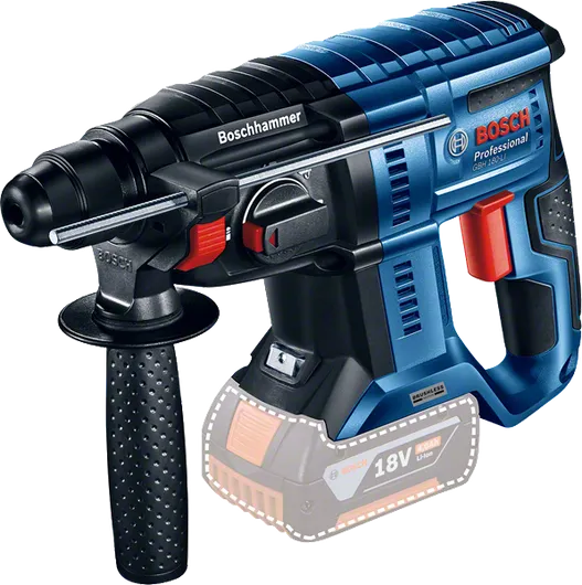 Bosch GBH 180-LI cordless rotary hammer, brushless.