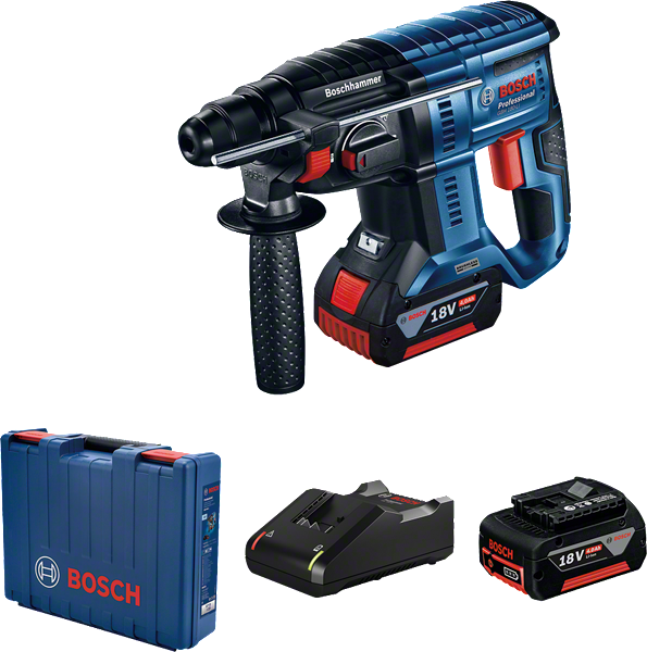 Bosch cordless rotary hammer kit.