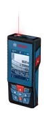 Bosch GLM 100-25 C laser measure displaying digital distance.