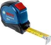 Bosch 8m professional tape measure for precise measuring.