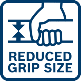  Outstanding small grip size for best-in-class ergonomics