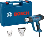 Bosch GHG 20-63 heat gun kit with case and nozzles.