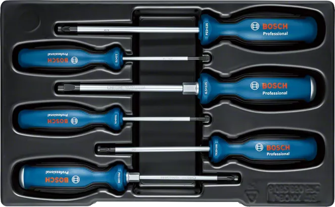 Screwdriver Set 6pc SL/PH/PZ/TX