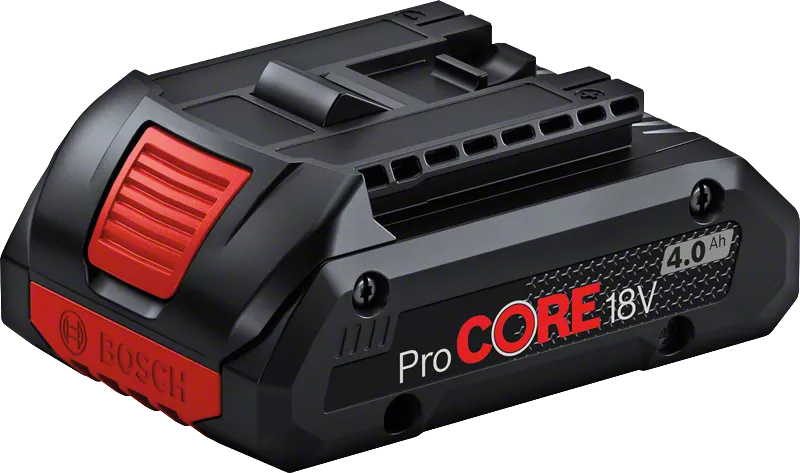 Bosch ProCORE 18V 4.0Ah battery pack.