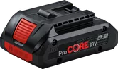 Bosch ProCORE 18V 4.0Ah battery pack.