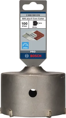 Bosch SDS plus-5 100 mm core cutter.