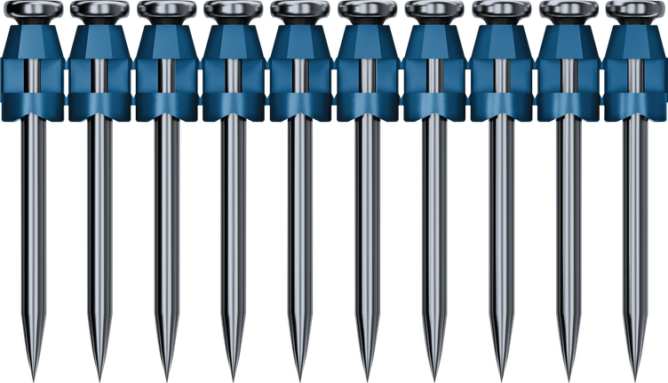 Bosch NB-40 nails, collated strip for fastening.