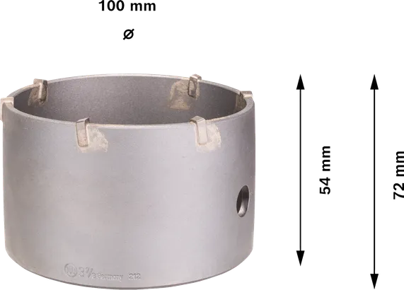 Bosch PRO SDS plus-5 Core Cutter, 100 mm diameter.