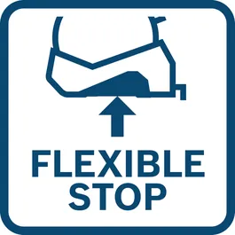 Flexible stop button