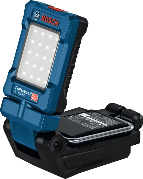 Bosch GLI 18V-800 cordless LED work light.