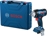 Bosch GDS 18V-400 cordless impact wrench with case.