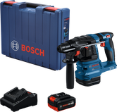 Bosch GBH 185-LI cordless rotary hammer with case.