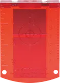 Bosch laser target red for precise alignment tasks.