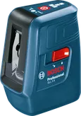 Bosch GLL 3 X laser leveling tool for precise alignment.