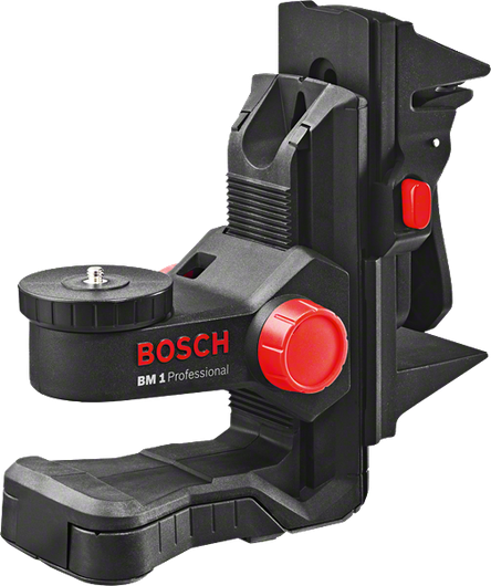 Bosch BM 1 universal mount for laser leveling tool.