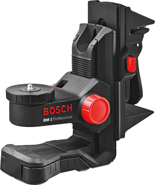 Bosch BM 1 universal mount for laser leveling tool.