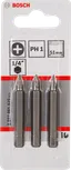 Bosch PH1 screwdriver bit set Extra Hard 51mm.