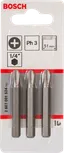 Bosch PH3 screwdriver bit set extra hard 51mm.