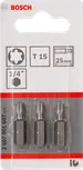 Bosch T15 25mm screwdriver bits 3-pack.