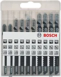Bosch 10-piece jigsaw blade set Basic for Wood.