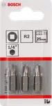 Bosch R2 25mm square drive screwdriver bits pack.