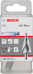Bosch HSS step drill bit 6-39mm for metal and plastic.