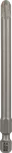 Bosch PZ3 Extra Hard screwdriver bit, 89mm length.