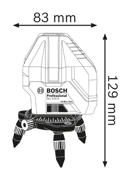 Dimensions diagram.