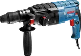 Bosch GBH 2-24 DFR rotary hammer drill with side handle.