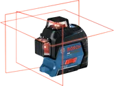Bosch GLL 3-80 laser leveling tool with 360-degree lines.