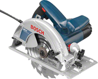 Electric Bosch circular saw.