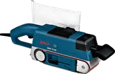 Bosch GBS 75 AE belt sander with dust bag.