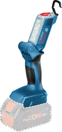 Bosch GLI 18V-300 LED work light with ProCORE18V battery.