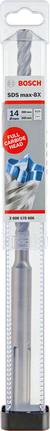 Bosch SDS max-8X hammer drill bit 14mm full carbide head.