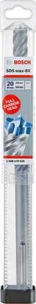 Bosch SDS max-8X hammer drill bit 20 mm full carbide head.