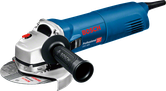 Bosch GWS 1400 angle grinder with side handle.