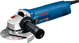 Bosch GWS 1400 angle grinder with side handle.