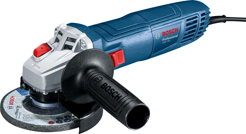 Bosch GWS 700 angle grinder with ergonomic handle.