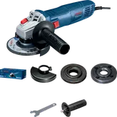 Bosch GWS 700 angle grinder with accessories set.