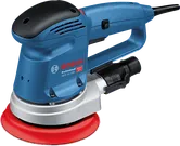 Bosch GEX 34-150 random orbit sander with 150mm pad.