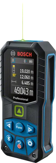 Bosch GLM 50-27 CG laser measure with digital display.
