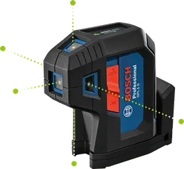 Bosch GPL 5 G point laser with self-levelling.