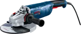 Bosch GWS 24 angle grinder with ergonomic handle.