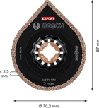 Bosch EXPERT 3 max AVZ 70 RT4 multitool grouting plate.