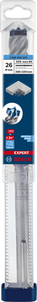 Bosch EXPERT SDS max-8X Hammer Drill Bit 26 mm for concrete.