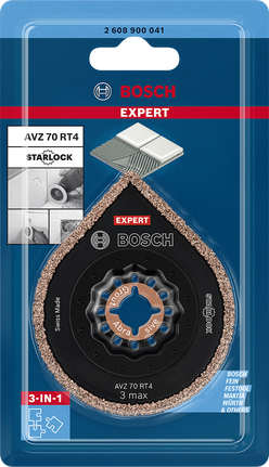 Bosch EXPERT 3 max AVZ 70 RT4 multitool grouting plate.